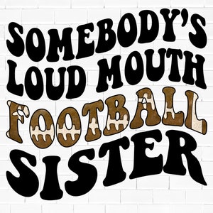 Iemands luide mond voetbalzus/PNG/DTF/sublimatie/voor- en achterkant