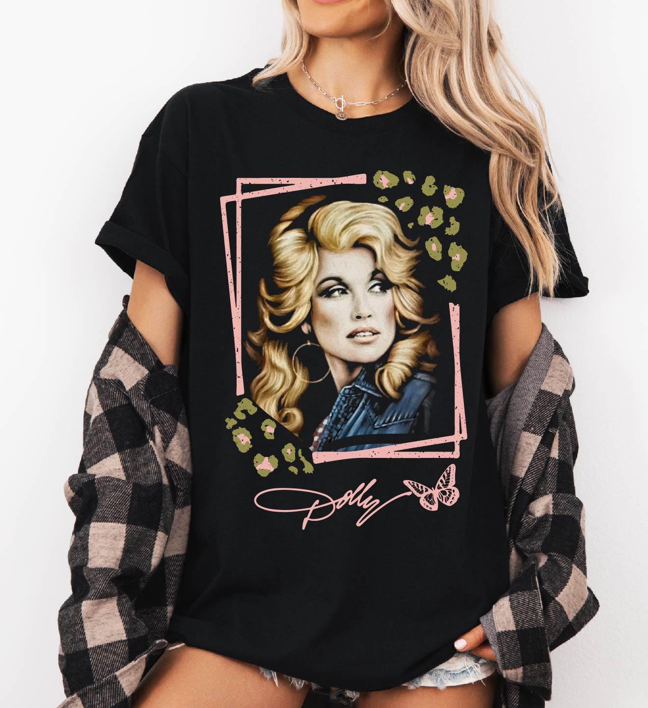 T-shirt Gildan Fan Country – Dolly Parton, Reba, McEntire – Elezione Divertente, 100% Cotone - copertina