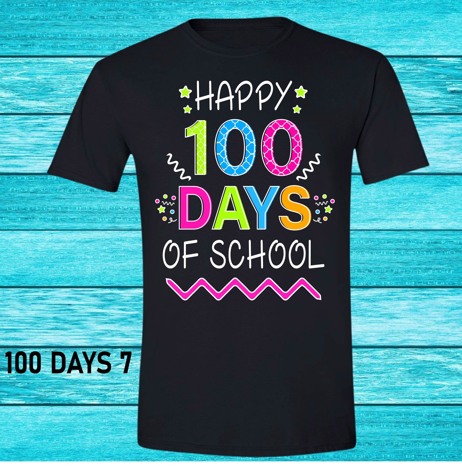 100 Days of School PNG/ Digital Download/ Sublimation/ DTF - Etsy
