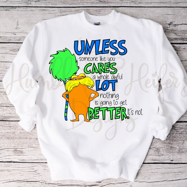 Lorax Shirt Etsy