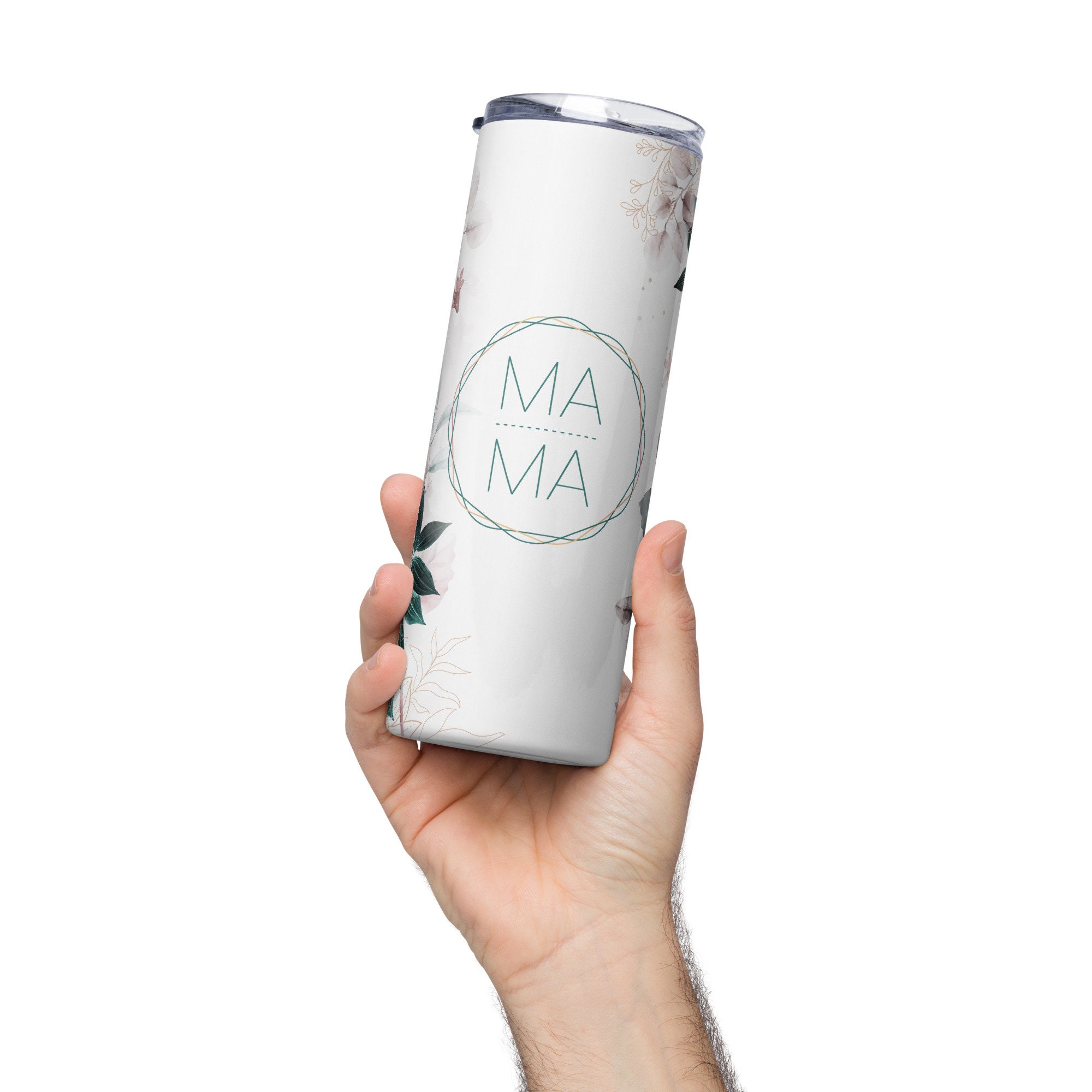 Buy MAMA Tumbler, Skinny Tumbler 20 Oz Design, Green Rose Tumbler Design,  Seamless Sublimation, Mothers Day Gift Online in India 
