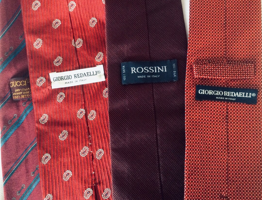 LOT 4 Sublimes Cravates Gucci Radaelli Rossini Cravates - Etsy