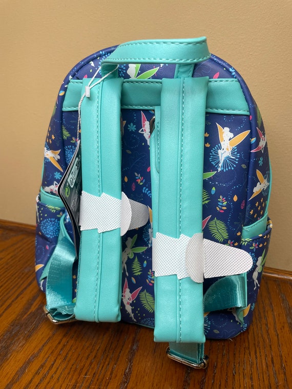 Loungefly Disney Teal Tinkerbell Mini Backpack - Etsy display picture 1