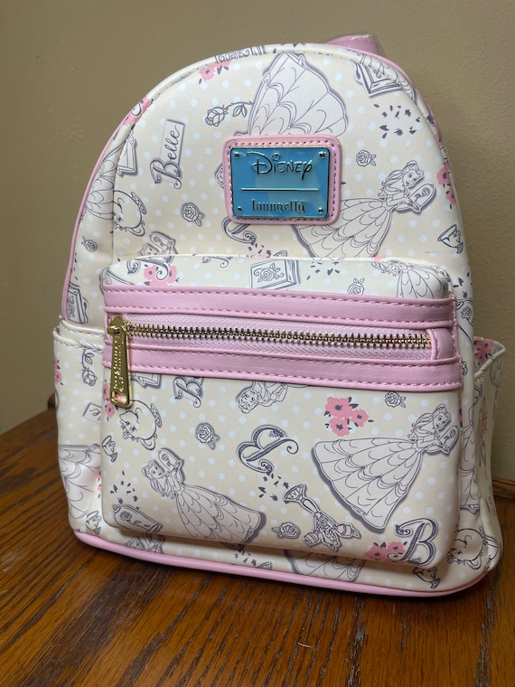 Loungefly Disney Beauty the Beast Belle All Over Mini Backpack Etsy