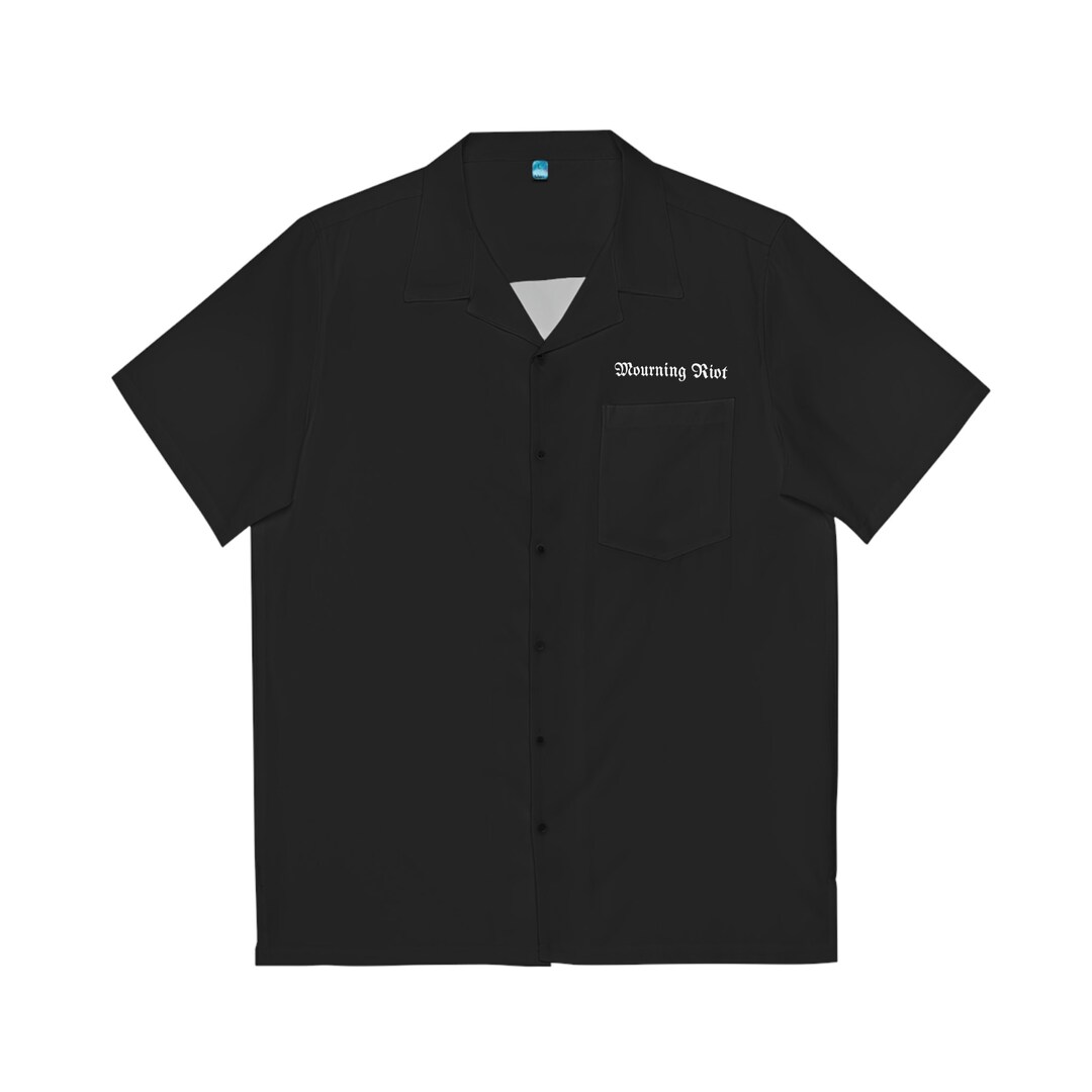 Virgin Kitty Button Down Bowling Shirt Etsy