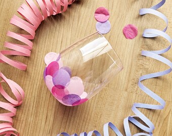 Lantern tissue paper table decoration birthday decoration children's birthday pink purple pink