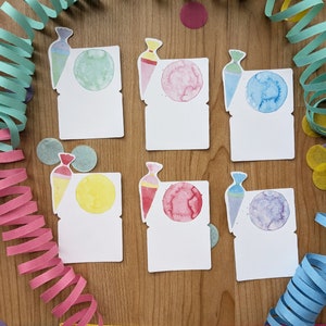 6 Namenkärtchen Namensschilder Papier Tischdeko Einschulung Erster Schultag mint gelb blau rosa pink flieder Tischkarten