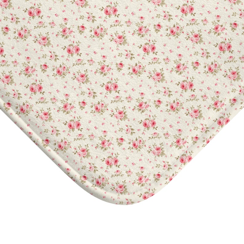 Cute Bath Mat Floral Bath Mat Coquette Room Decor - Etsy