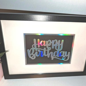 Personalised Happy Birthday Picture Frame, Happy Birthday, Happy Anniversary, can be personalised