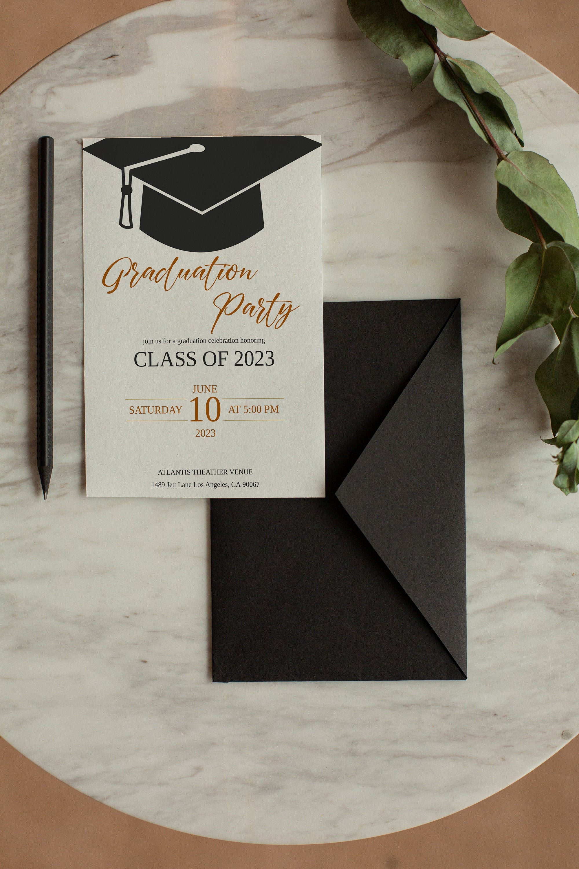 customizable-graduation-invitation-featuring-a-black-etsy