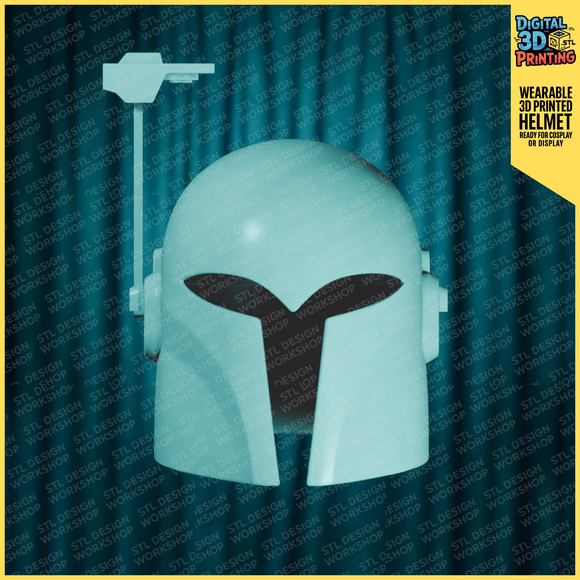 Casco Bo-Katan STL: casco de cosplay imprimible en 3D para impresoras de resina y FDM