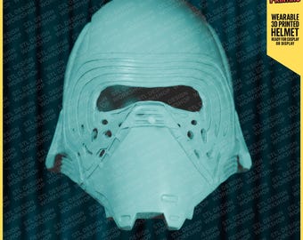 Casco Dark Commander STL: máscara de cosplay impresa en 3D para exhibir o crear disfraces.