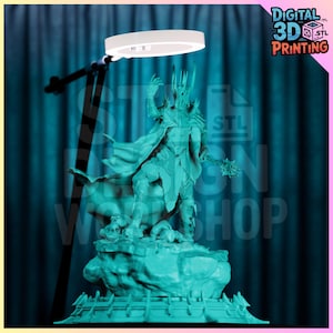 Sauron the Dark Lord 3D Print STL File, 3D Digital Printing STL File for 3D Printers,