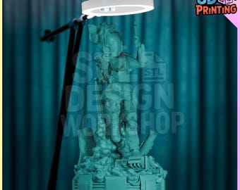 The Mandalorian STL File – 3D Printable Action Figure | Sci-Fi Character Model for Resin & FDM Printing