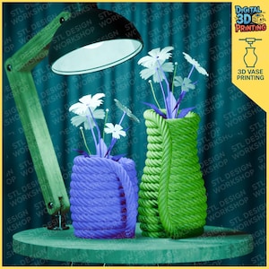 Modern Spiral Vase STL – 3D Printable Elegant Home Decor Design