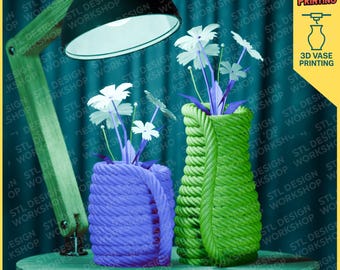 Modern Spiral Vase STL – 3D Printable Elegant Home Decor Design