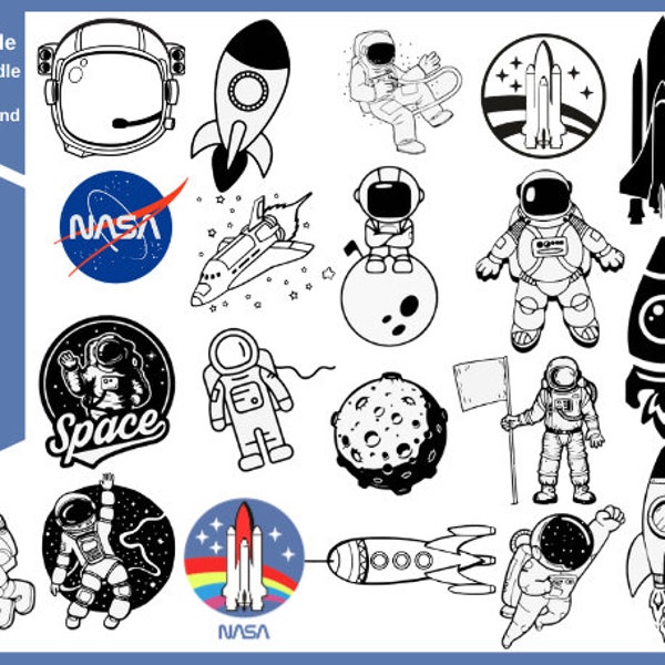 Space Svg Bundle, Nasa Svg, Space Moon Svg, Space Svg, Moon Svg, Astronaut Svg, Rocket Svg, Astronaut Helmet Svg, Aeroplane Svg, Space Png