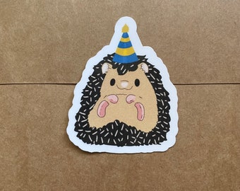 Odi the Hedgehog - die cut sticker - inspired by txt soobin's odi