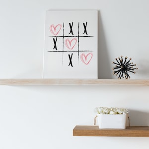 XOXO Tic Tac Toe - Digital Download & Print