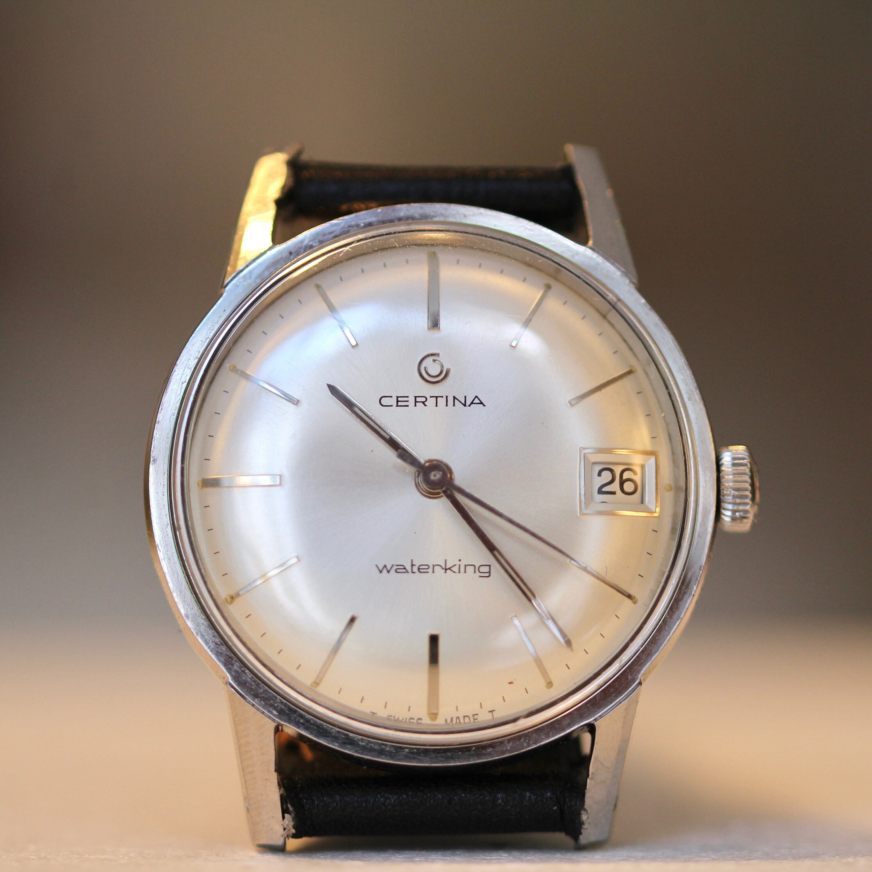 Vintage 1965 Certina Waterking Calendar Mechanical Watch Reference 