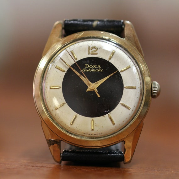 Doxa Anti-Magnetic 14K Rose Gold Mechanical Vintage Men's Watch 56982 – ELI  ADAMS JEWELERS