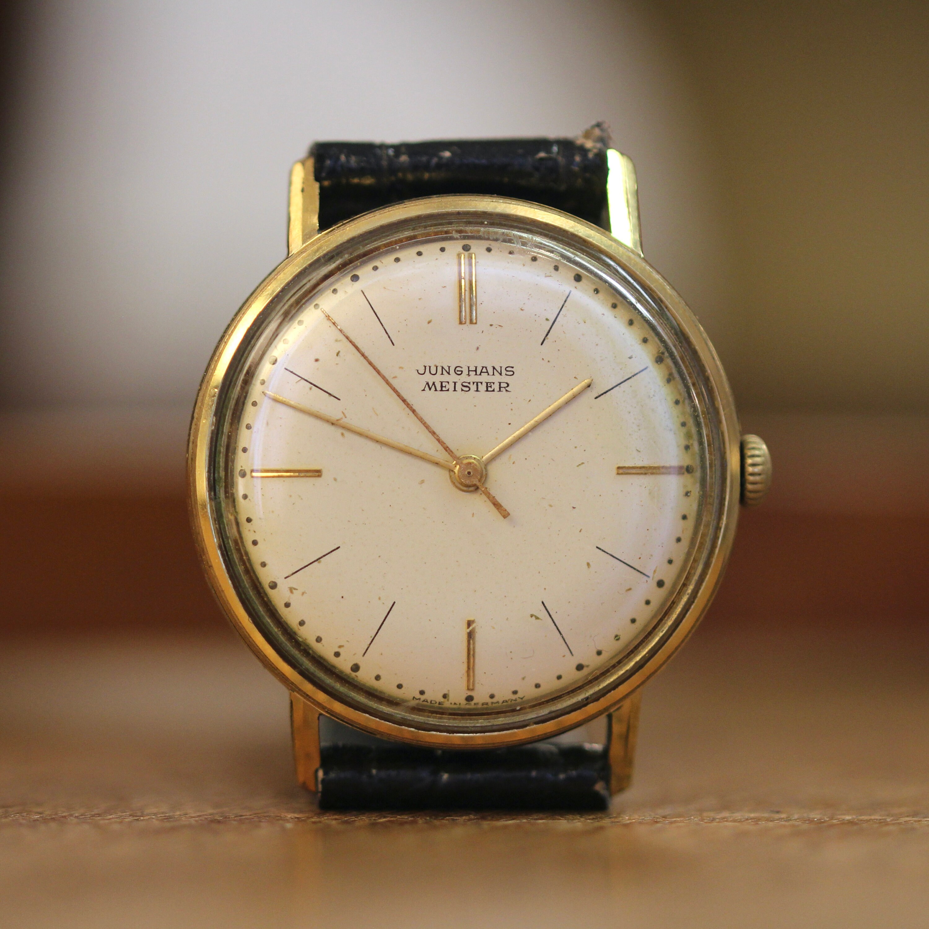 Vintage 1959 Junghans Meister Cal.84 Vintage Gents Watch Gold