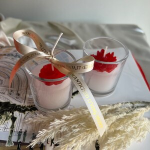 Secret message rose candle!