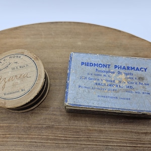 Lot of 2 Pharmacy Boxes from the Early 1900s