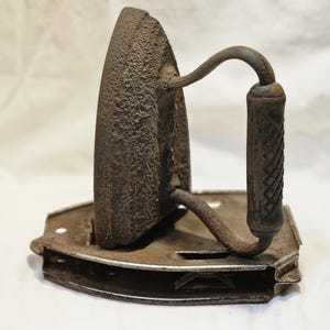 Antique Sad Iron #6 with Stand*