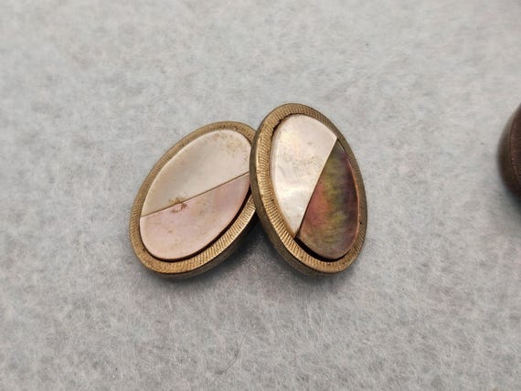 Vintage Cuff Links, Studs and Buttons for Craftin… - image 13