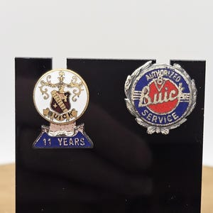 Pair of Vintage Buick Service Pins