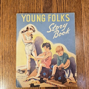 Vintage &quot;Young Folks Story Book&quot; Copyright 1946, Samuel Lowe Company