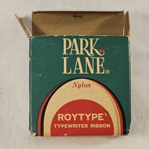 Vintage Park Lane Roytype Typewriter Ribbon in the Box*