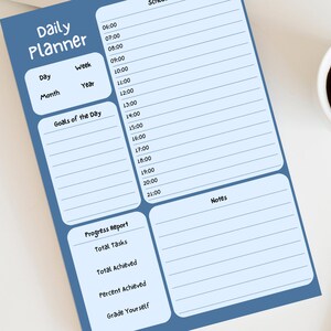 Adhd planner | Adhd printable | Adhd Schedule | Planner Schedule | Daily Planner | Adhd Journal | Adhd Organizer | Adhd Planner Adult