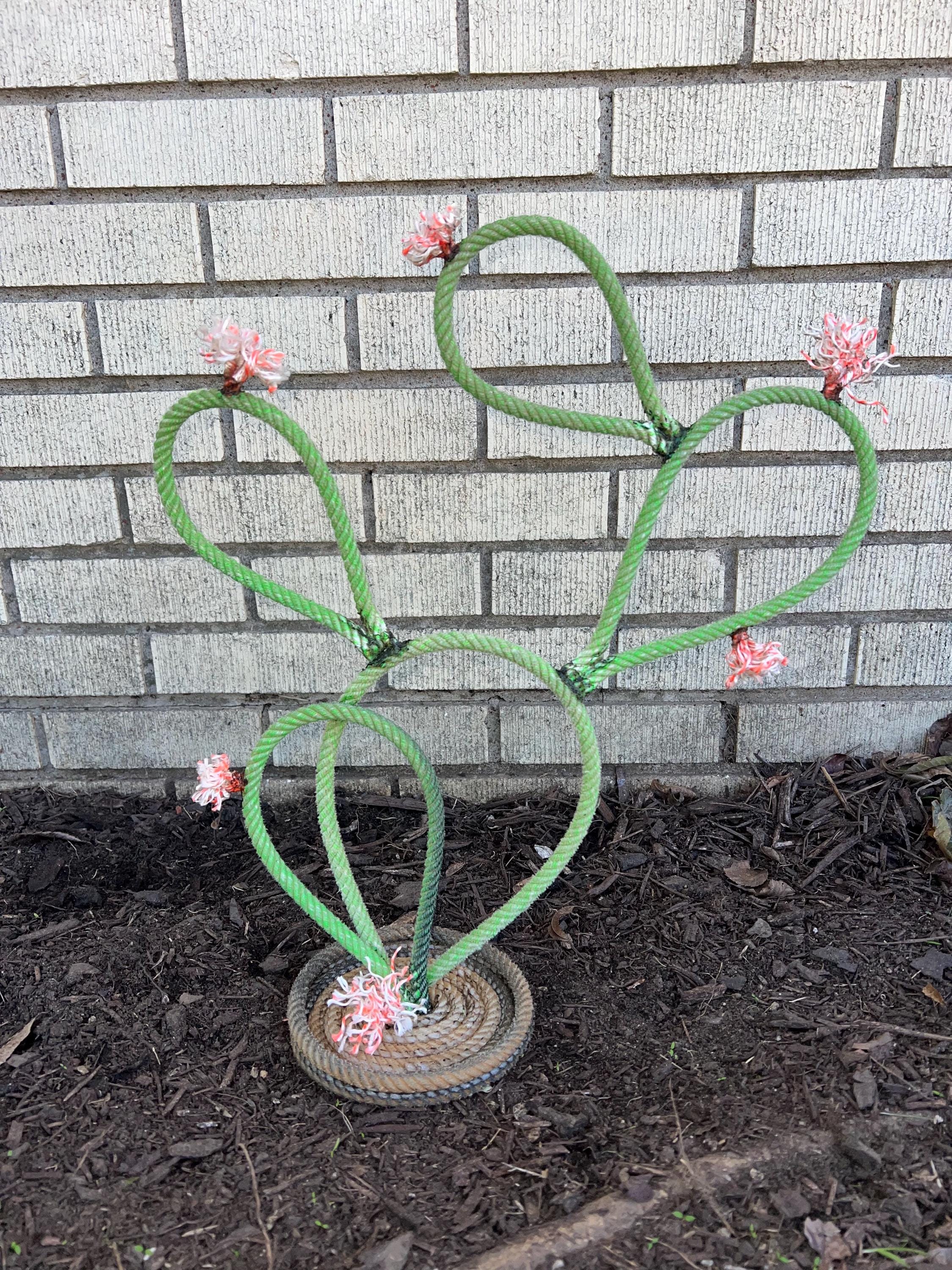 Handmade Rope Cactus Home Decor, Flower Arrangement, Western - Etsy