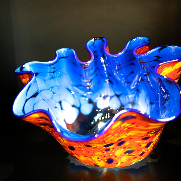 Blown Glass Wall Art Etsy