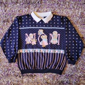 Spumoni Teddy Bear Mom Sweater