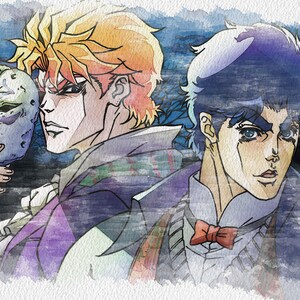 JoJo Dio waterart printable
