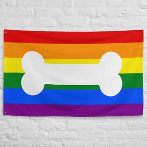 Pup Play Pride Flag  3 x 5 ft