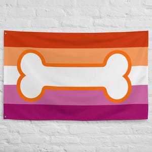 Lesbische Pup Pride-vlag 3 x 5 ft