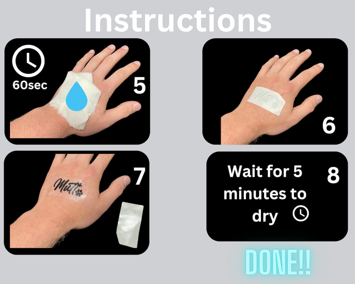 Personalised Adult Temporary Tattoos Bdsm Tattoos Ddlg Owned Fetish Tattoo Sexy Tattoo Etsy