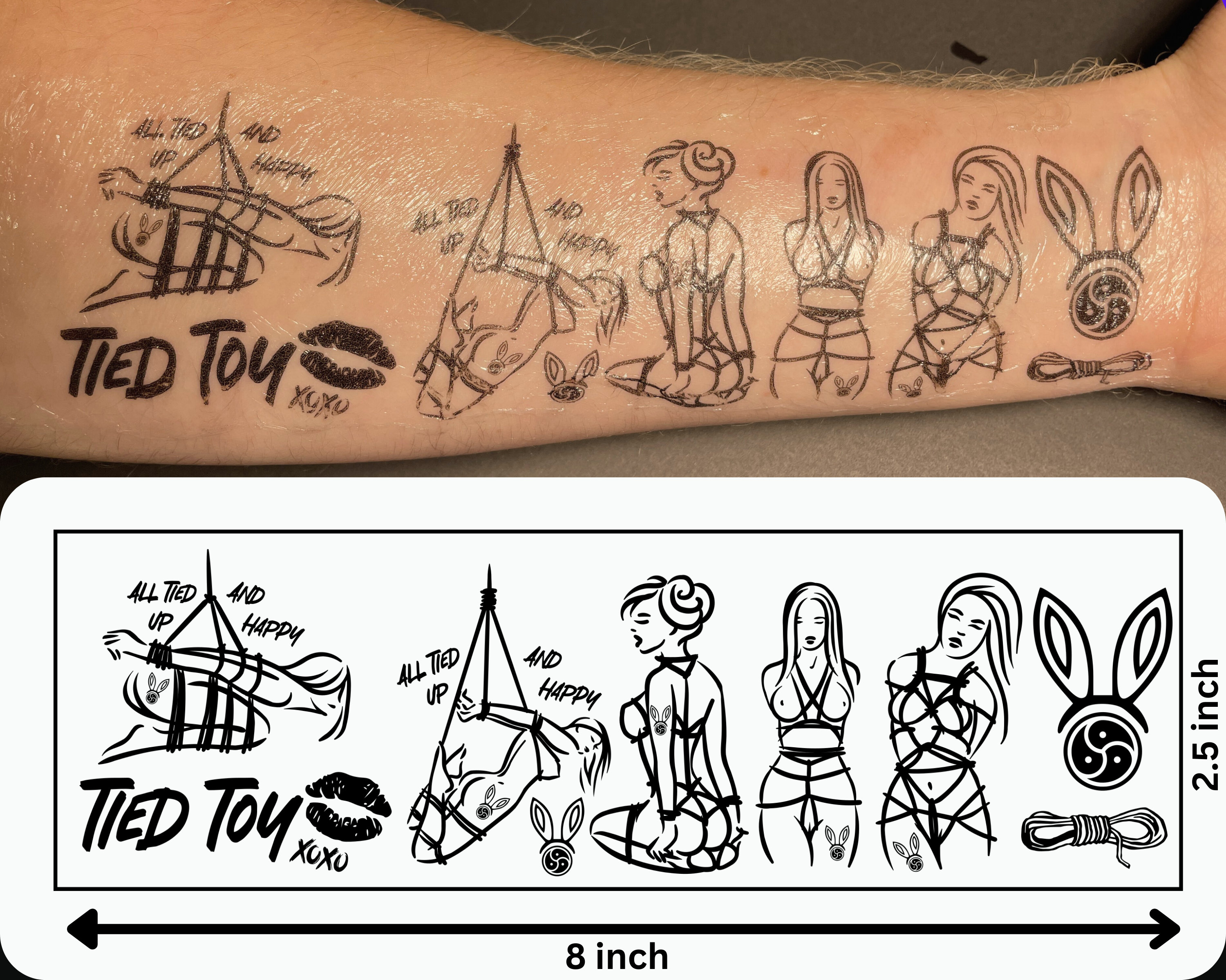 Rope Bunny Tattoos Bdsm Tattoos Bondage Tattoos Shibari Rope Sub Tied