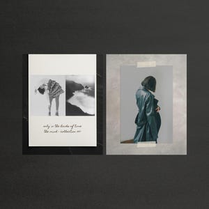 Editorial Instagram Templates | Aesthetic Editable Posts For Content Creators, Lifestyle Canva Collage Photo Diary, Paper Texture - VOL2 image 4