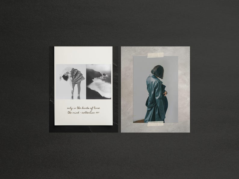 Editorial Instagram Templates | Aesthetic Editable Posts For Content Creators, Lifestyle Canva Collage Photo Diary, Paper Texture - VOL2 image 4