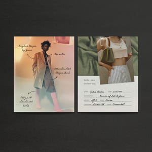 Editorial Instagram Templates | Aesthetic Editable Posts For Content Creators, Lifestyle Canva Collage Photo Diary, Paper Texture - VOL2 image 3