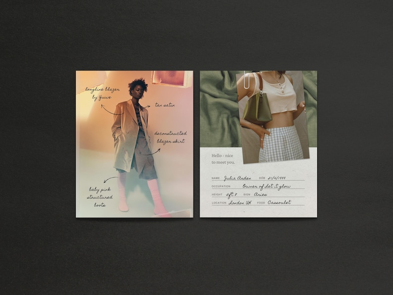 Editorial Instagram Templates | Aesthetic Editable Posts For Content Creators, Lifestyle Canva Collage Photo Diary, Paper Texture - VOL2 image 3