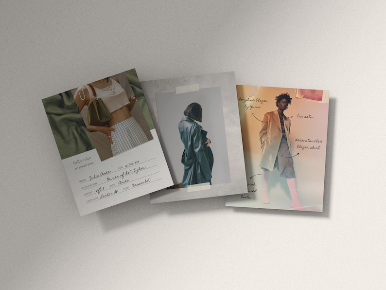 Editorial Instagram Templates | Aesthetic Editable Posts For Content Creators, Lifestyle Canva Collage Photo Diary, Paper Texture - VOL2 image 2