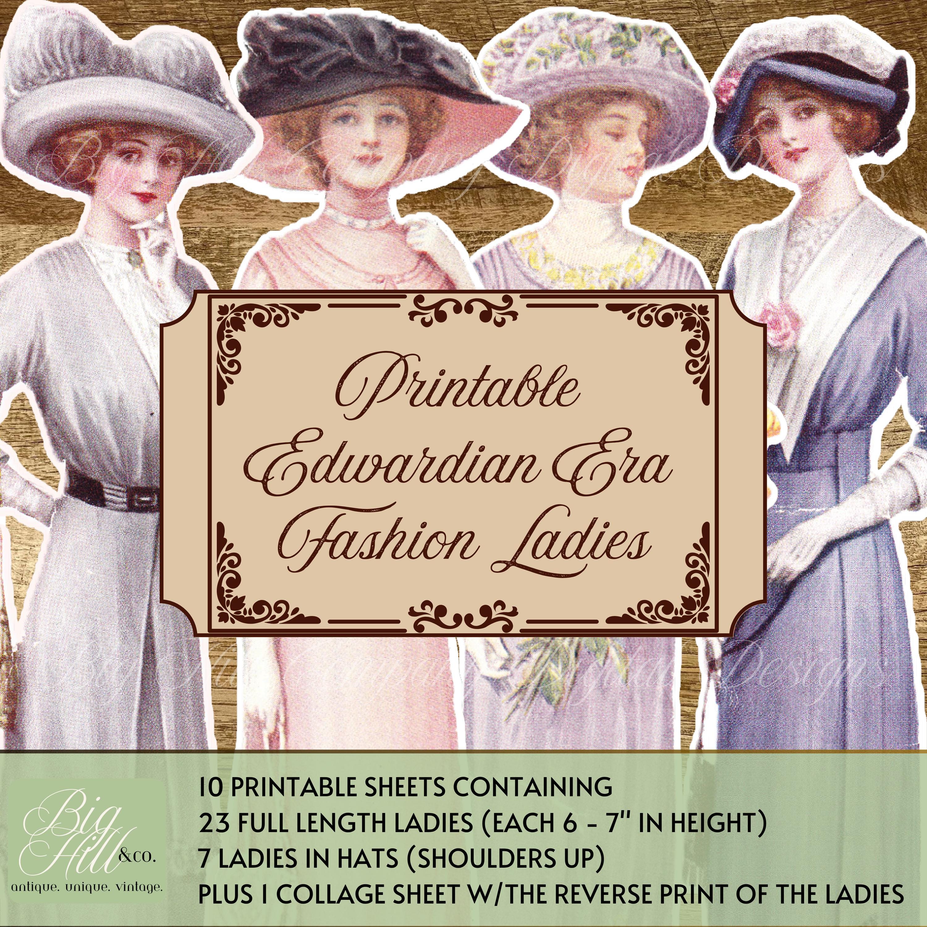 Edwardian Fashion Women's Fashion In The 1900s Buy Early