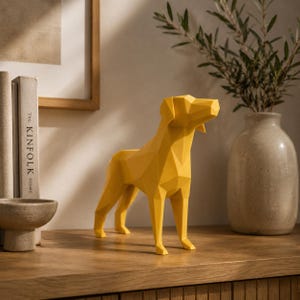 Low Poly German Shorthaired Pointer Sculpture STL File | 3D Print Dog Decor | Gift for Dog Lover | FDM Bambu Lab Ready | Digital Download