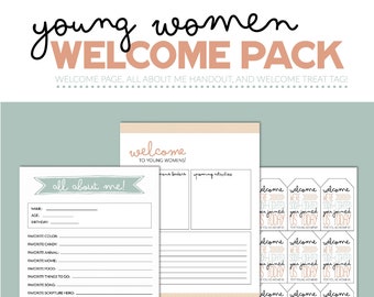 Welcome to Young Womens Printable Kit Welcome Kit of Latter-day Saint ...